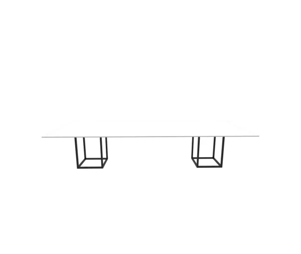 میز کنفرانس چهار نفره مکعب مدل اسلیم CSL8D