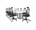 میز کنفرانس چهار نفره مکعب مدل اسلیم CSL10C