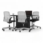 میز کنفرانس چهار نفره مکعب مدل اسلیم CSL4A - Image 10