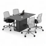 میز کنفرانس چهار نفره مکعب مدل اسلیم CSL4A - Image 11