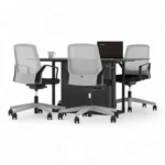 میز کنفرانس چهار نفره مکعب مدل اسلیم CSL4A - Image 14