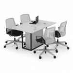 میز کنفرانس چهار نفره مکعب مدل اسلیم CSL4A - Image 15
