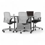 میز کنفرانس چهار نفره مکعب مدل اسلیم CSL4A - Image 21