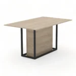 میز کنفرانس چهار نفره مکعب مدل اسلیم CSL4A - Image 6