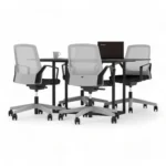 میز کنفرانس چهار نفره مکعب مدل اسلیم CSL4A - Image 7