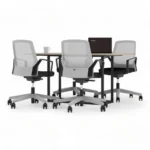 میز کنفرانس چهار نفره مکعب مدل اسلیم CSL4B - Image 11