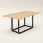 میز کنفرانس چهار نفره مکعب مدل اسلیم CSL4B