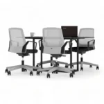 میز کنفرانس چهار نفره مکعب مدل اسلیم CSL4B - Image 17