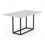 میز کنفرانس چهار نفره مکعب مدل اسلیم CSL4B - Image 8