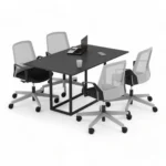 میز کنفرانس چهار نفره مکعب مدل اسلیم CSL4B - Image 9
