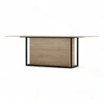 میز کنفرانس چهار نفره مکعب مدل اسلیم CSL6A - Image 19