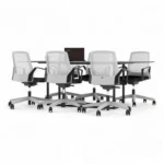 میز کنفرانس شش نفره مکعب مدل اسلیم CSL6B - Image 16