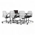 میز کنفرانس شش نفره مکعب مدل اسلیم CSL6B - Image 3