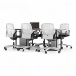 میز کنفرانس شش نفره مکعب مدل اسلیم CSL6C - Image 7