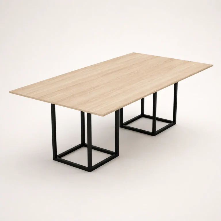 میز کنفرانس شش نفره مکعب مدل اسلیم CSL6D