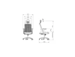 صندلی کارشناسی لیو مدل I81U - Image 5