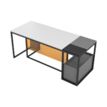 میز مدیریت مکعب مدل اسلیم MSL - Image 6