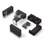 میز مدیریت مکعب مدل اسلیم MSLC - Image 3