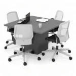 میز کنفرانس چهار نفره مکعب مدل نوستالژی CN4B - Image 5