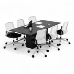 میز کنفرانس چهار نفره مکعب مدل نوستالژی CN6B - Image 4