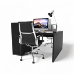 میز کارگروهی دو نفره مکعب مدل نوستالژی WN2B - Image 12