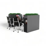 میز کارگروهی چهار نفره مکعب مدل نوستالژی WN4D - Image 16