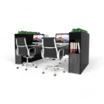 میز کارگروهی چهار نفره مکعب مدل نوستالژی WN4D - Image 27