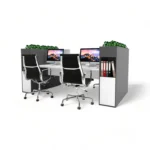 میز کارگروهی چهار نفره مکعب مدل نوستالژی WN4D
