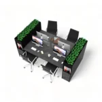 میز کارگروهی چهار نفره مکعب مدل نوستالژی WN4D - Image 31
