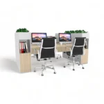 میز کارگروهی چهار نفره مکعب مدل نوستالژی WN4D - Image 34