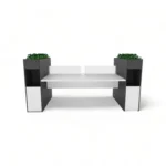 میز کارگروهی چهار نفره مکعب مدل نوستالژی WN4D - Image 5