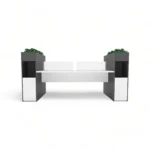 میز کارگروهی چهار نفره مکعب مدل نوستالژی WN4D - Image 6