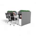 میز کارگروهی چهار نفره مکعب مدل نوستالژی WN4D - Image 8