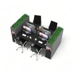 میز کارگروهی چهار نفره مکعب مدل نوستالژی WN4D - Image 9