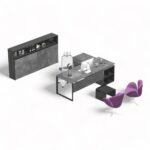 میز مدیریت مکعب مدل پازتیو MP - Image 55