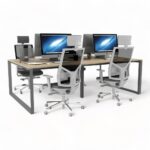 میز کارگروهی چهارنفره مکعب مدل استارت آپ WT4B - Image 10