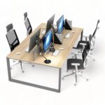 میز کارگروهی چهارنفره مکعب مدل استارت آپ WT4B - Image 11