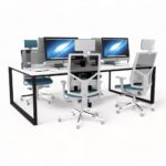 میز کارگروهی چهارنفره مکعب مدل استارت آپ WT4B - Image 14