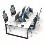 میز کارگروهی چهارنفره مکعب مدل استارت آپ WT4B - Image 15