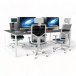 میز کارگروهی چهارنفره مکعب مدل استارت آپ WT4B - Image 19