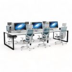 میز کارگروهی شش نفره مکعب مدل استارت آپ WT6B - Image 15