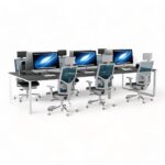 میز کارگروهی شش نفره مکعب مدل استارت آپ WT6B - Image 20