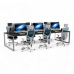 میز کارگروهی شش نفره مکعب مدل استارت آپ WT6B - Image 25