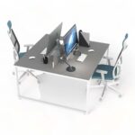 میز کارگروهی دونفره مکعب مدل استارت آپ WS2B - Image 10