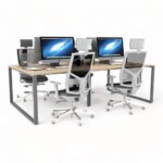 میز کارگروهی چهارنفره مکعب مدل استارت آپ WS4B - Image 16