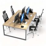 میز کارگروهی چهارنفره مکعب مدل استارت آپ WS4B - Image 15