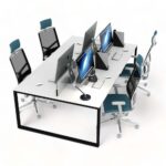 میز کارگروهی چهارنفره مکعب مدل استارت آپ WS4B - Image 11