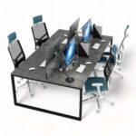 میز کارگروهی چهارنفره مکعب مدل استارت آپ WS4B - Image 20