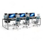 میز کارگروهی شش نفره مکعب مدل استارت آپ WS6B - Image 7