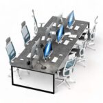 میز کارگروهی شش نفره مکعب مدل استارت آپ WS6B - Image 5